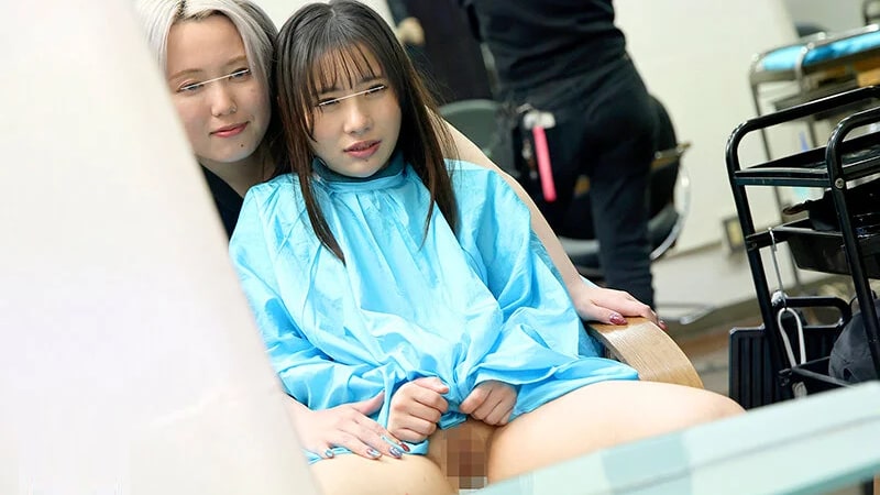レズビアン美容師に痴女られるノンケ客
